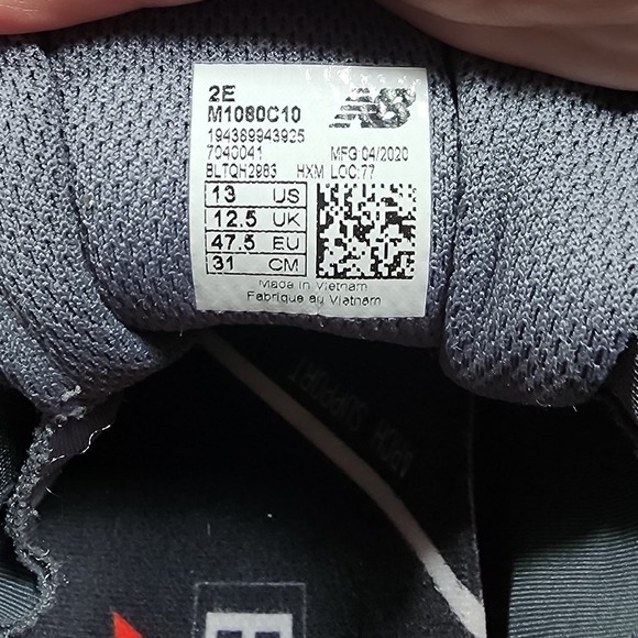 New Balance Fresh Foam 1080v10 Mens Running Shoes Grey Size 13 Comfort Wear - Picture 7 of 7